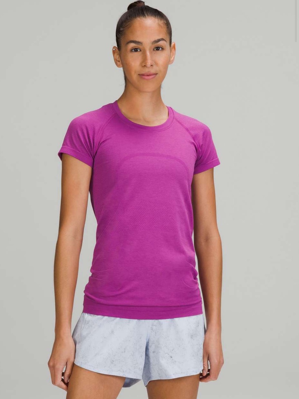 Lululemon Swiftly Tech Short Sleeve Shirt 2.0 Vivid Plum Sz8